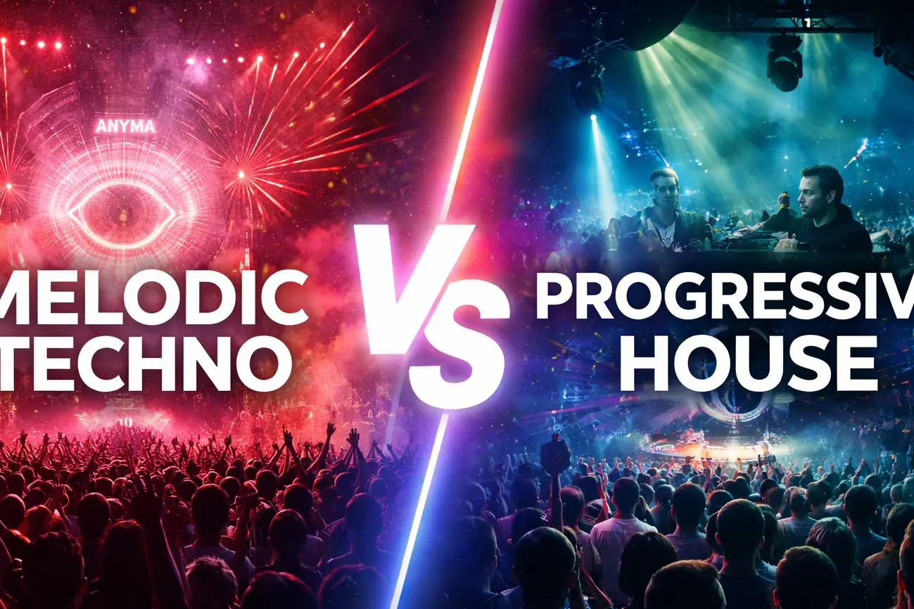 Melodic Techno vs Progressive House copy